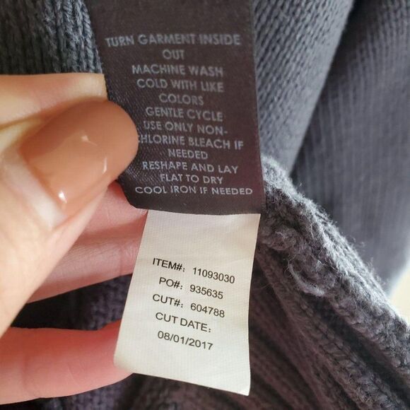 Torrid Womens Sweater Grey 3XL Knit Distressed Zip Sides Plus Size Boat Neck - Picture 5 of 8